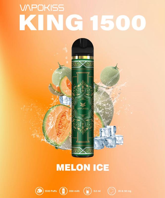 King 1.500 PUFFS – MELON ICE